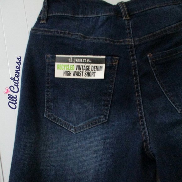 d Jeans Denim Jean Short Size 6 - Picture 6 of 7
